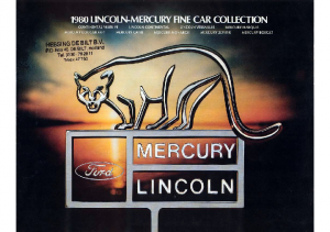 1980-Lincoln-Mercury Full Line