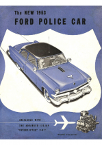 1953 Ford Police Car