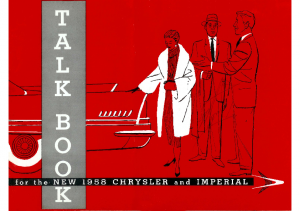 1958 Chrysler Salesman Talk Book