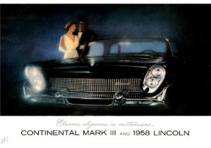 1958 Lincoln Full Line
