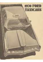 1970 Ford Taxi Cabs