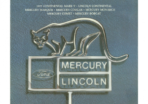 1977 Lincoln Mercury Full Line