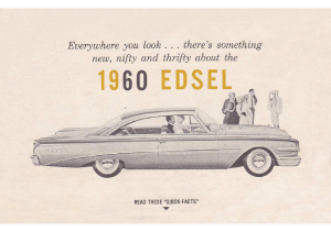 1960 Edsel Quick Facts