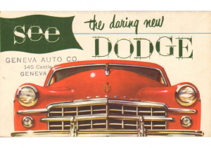 1949 Dodge Foldout