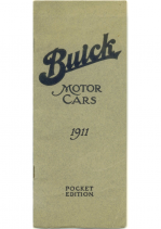 1911 Buick Pocket Booklet