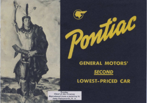 1939 Pontiac Booklet