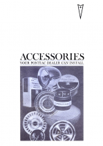 1967 Pontiac Pocket Accessories Catalog