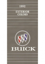 1992 Buick Exterior Colors