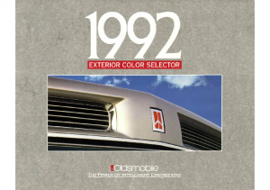 1992 Oldsmobile Exterior Colors