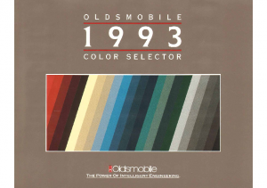 1993 Oldsmobile Colors
