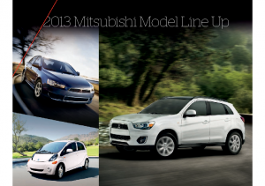 2013 Mitsubishi Full Line