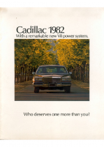 1982 Cadillac Full Line