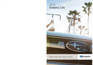 2012 Subaru Life Book