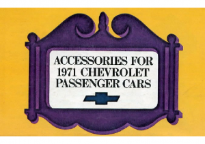 1971 Chevrolet Accessories