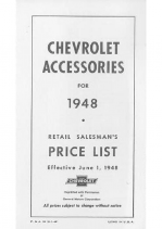 1948 Chevrolet Accessories