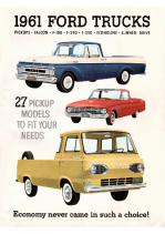1961 Ford Small Trucks