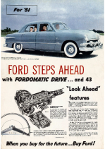 1951 Ford Full Line Folder