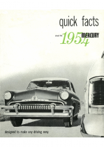1954 Mercury Quick Facts