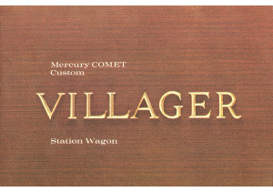 1962 Mercury Comet Villager Wagon
