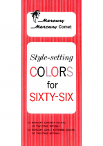 1966 Mercury Exterior Colors