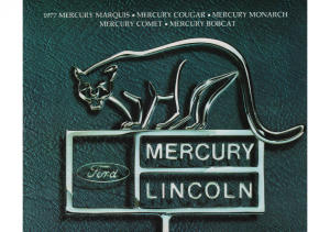 1977 Mercury Full Line Prestige