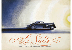 1936 LaSalle Prestige