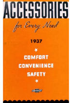 1937-Chevrolet Accessories Price List