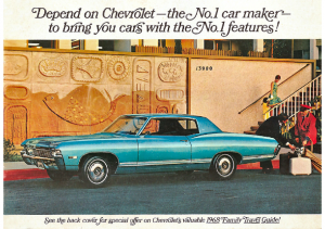 1968 Chevrolet Full Line Mailer