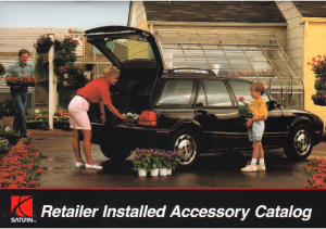 1993 Saturn Dealer Accessories