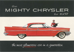 1957 Chrysler Full Line Prestige