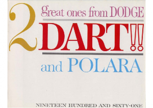 1961 Dodge Dart & Polara V2