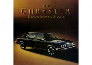 1984 Chrysler Executive Cars