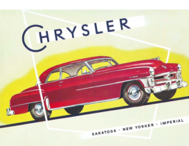 1952 Chrysler Full Line Foldout