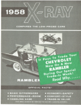 1958 AMC Rambler vs Chevrolet X-Ray Mailer