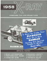1958 AMC Rambler vs Plymouth X-Ray Mailer