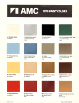 1979 AMC Color Chart