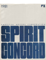 1981 AMC Spirit & Concord V1