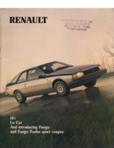 1982 Renault Full Line