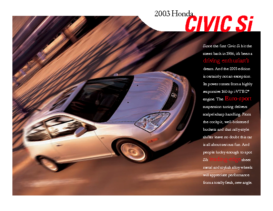 2003 Honda Civic Si Factsheet