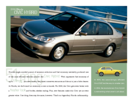 2004 Honda Civic Hybrid Factsheet