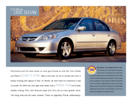 2004 Honda Civic Sedan Factsheet