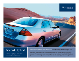 2006 Honda Accord Hybrid Factsheet