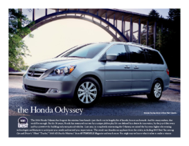 2006 Honda Odyssey Factsheet