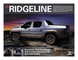 2006 Honda Ridgeline Factsheet