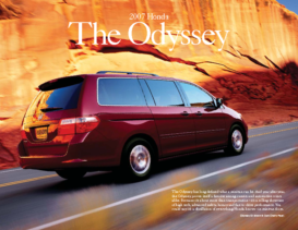 2007 Honda Odyssey Factsheet