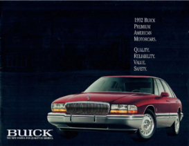 1992 Buick Full Line Handout