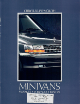 1992 Chrysler Plymouth Minivans
