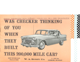 1960 Checker