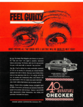 1962 Checker Feeling Guilty Flyer