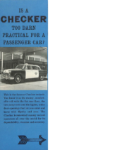 1963 Checker Marathon Foldout